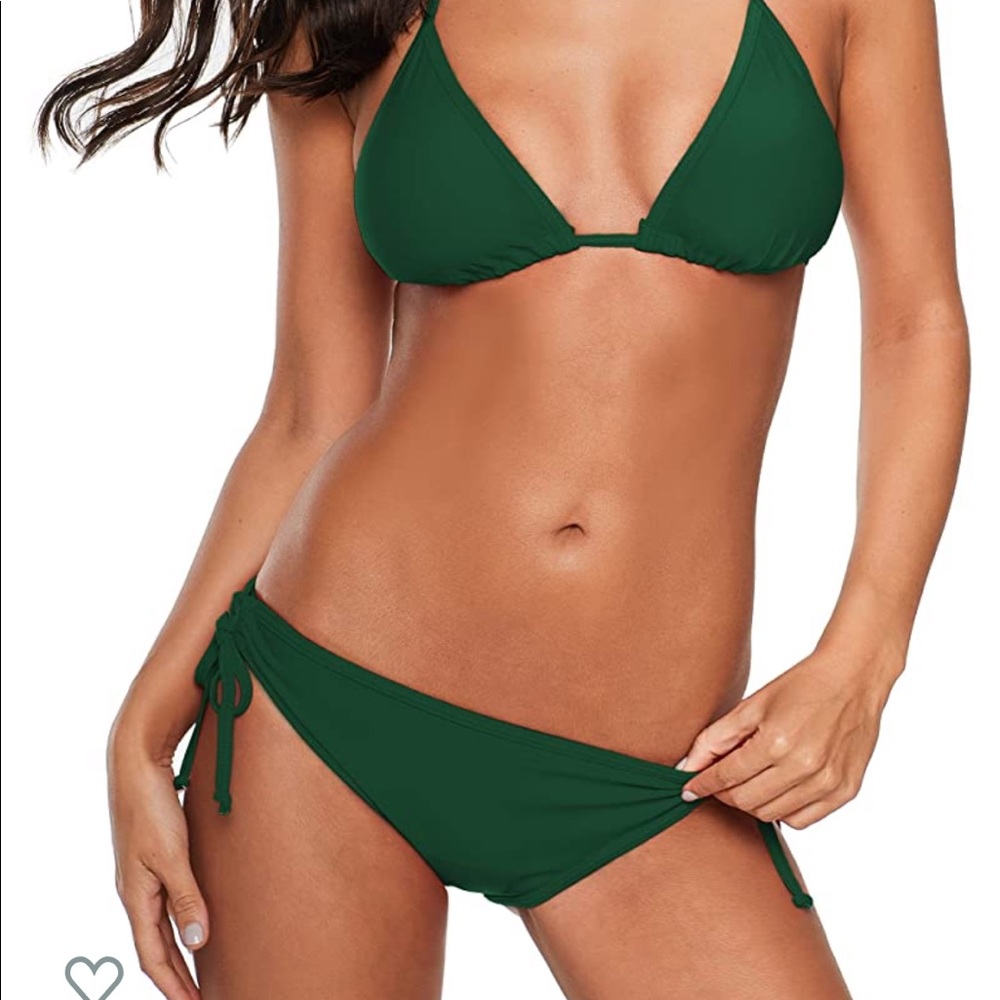 Green Tie Bikini